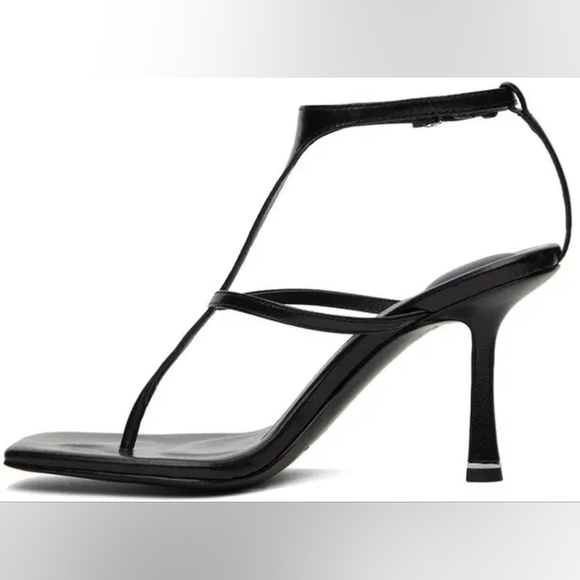 NEW ALEXANDER WANG SKYLAR 85 SANDALS IN BLACK - Picture 3 of 14
